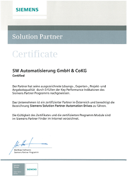solution partner zertifikat